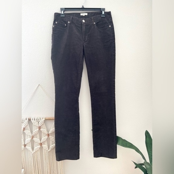 Helmut Lang Pants - Helmut Lang Cord pant Dark Brown fine Wale Corduroy Boot Cut Pants bottoms chino